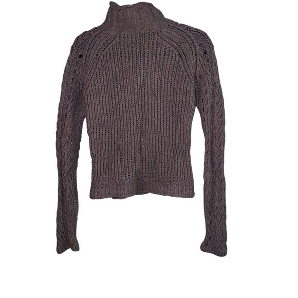 bcbg maxazria sweater peach color sz s Mock Long Sleeve Comfy Normcore - Picture 5 of 5